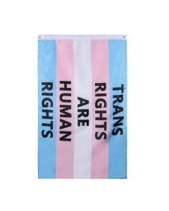 Trans Rights Are Human Rights Flag 5x3ft