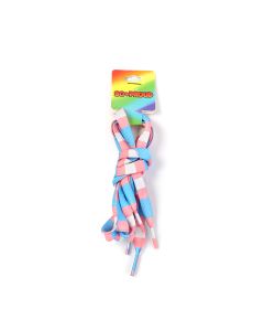 Wholesale transgender pride shoe laces.  Ideal gay pride accessories.  Also available bisexual, transgender, pansexual, non binary and lesbian shoe laces.