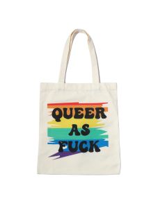 Wholesale Queer as FUCK Canvas Tote Bag