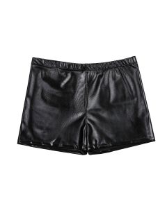 Wholesale Men's Black Shiny Hot Pants