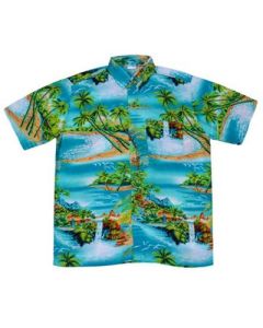 Turquoise Waterfall Shirt