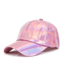 Pink Holographic Baseball Cap