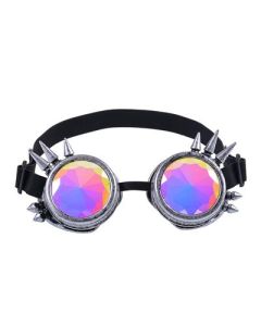 Kaleidoscope Goggles Antique Silver Spike
