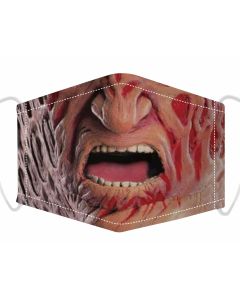 3 Layer Adjustable Face Mask With Freddy Print, Free Filters and Plush Packaging.