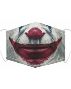 3 Layer, Adjustable Face Mask With Free Filters and Plush Packaging.  Joker 3