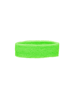 Neon green head band