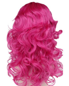 Wholesale Neon Pink Wavy Wigs.