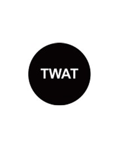 Wholesale TWAT Plastic Badge