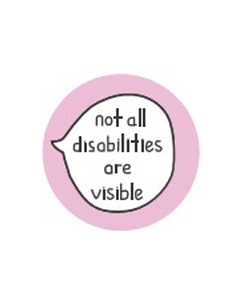 Wholesale Neurodivergent Disability Badge, Available to buy in increments of 10