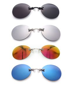 Wholesale Clip-on No-arm Sunglasses in Mixed Packs