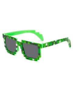 Wholesale Kids Green Pixel Sunglasses