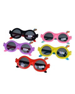 Wholesale Kids Bird-Shaped Sunglasses in Mixed Packs