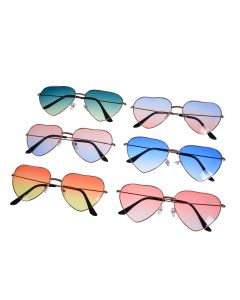 Wholesale Kids Heart-shaped Sunglasses in Mixed Packs