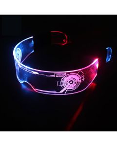 These cool LED glasses feature 7 vibrant colours and 5 flashing modes, easily controlled on each side for a custom look. Perfect for parties, festivals, and cosplay, they’re comfortable, durable, and sure to turn heads. Ideal for both men and women, and a