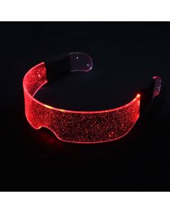 Wholesale Futuristic LED Luminous Visors Bubble Print