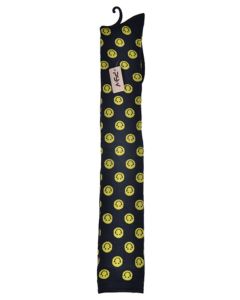 Wholesale festival welly socks with smiley face print.  Smiley face welly socks.  Ideal fast seller for festivals