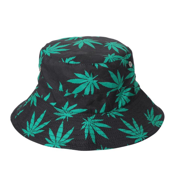 PS Wholesale - Wholesale Ganja Print Cargo Hat Ideal Festival Hat