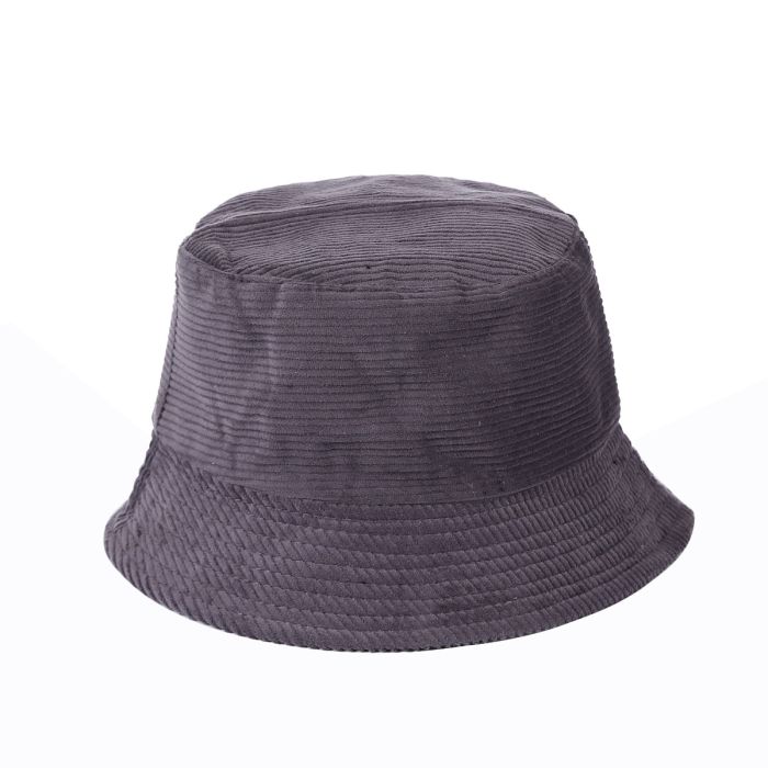 Wholesale Corduroy Bucket Hats Lilac Corduroy Sun Hats