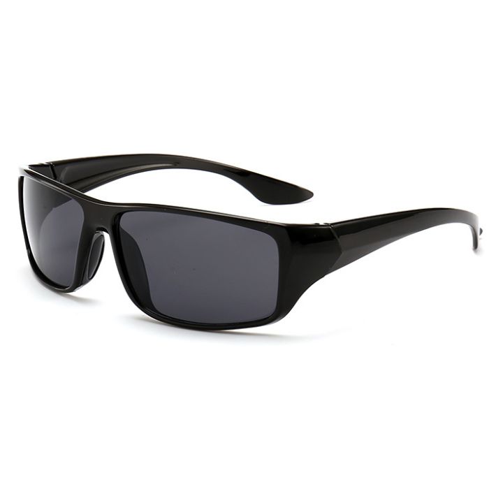 PS Wholesale - Wrap Around Sunglasses With Dark Lens