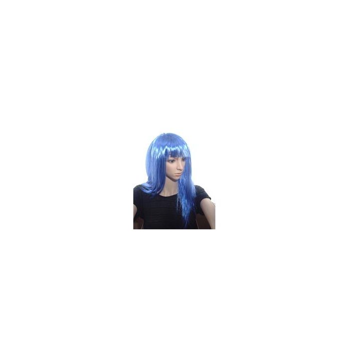 Cheap long blue wig best sale