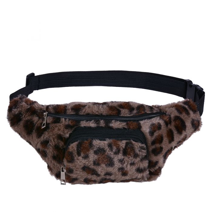 animal print bum bag