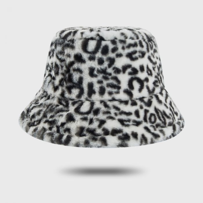 snow leopard fur hat