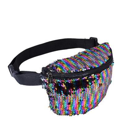 sequin bum bag