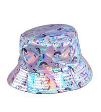 silver bucket hat